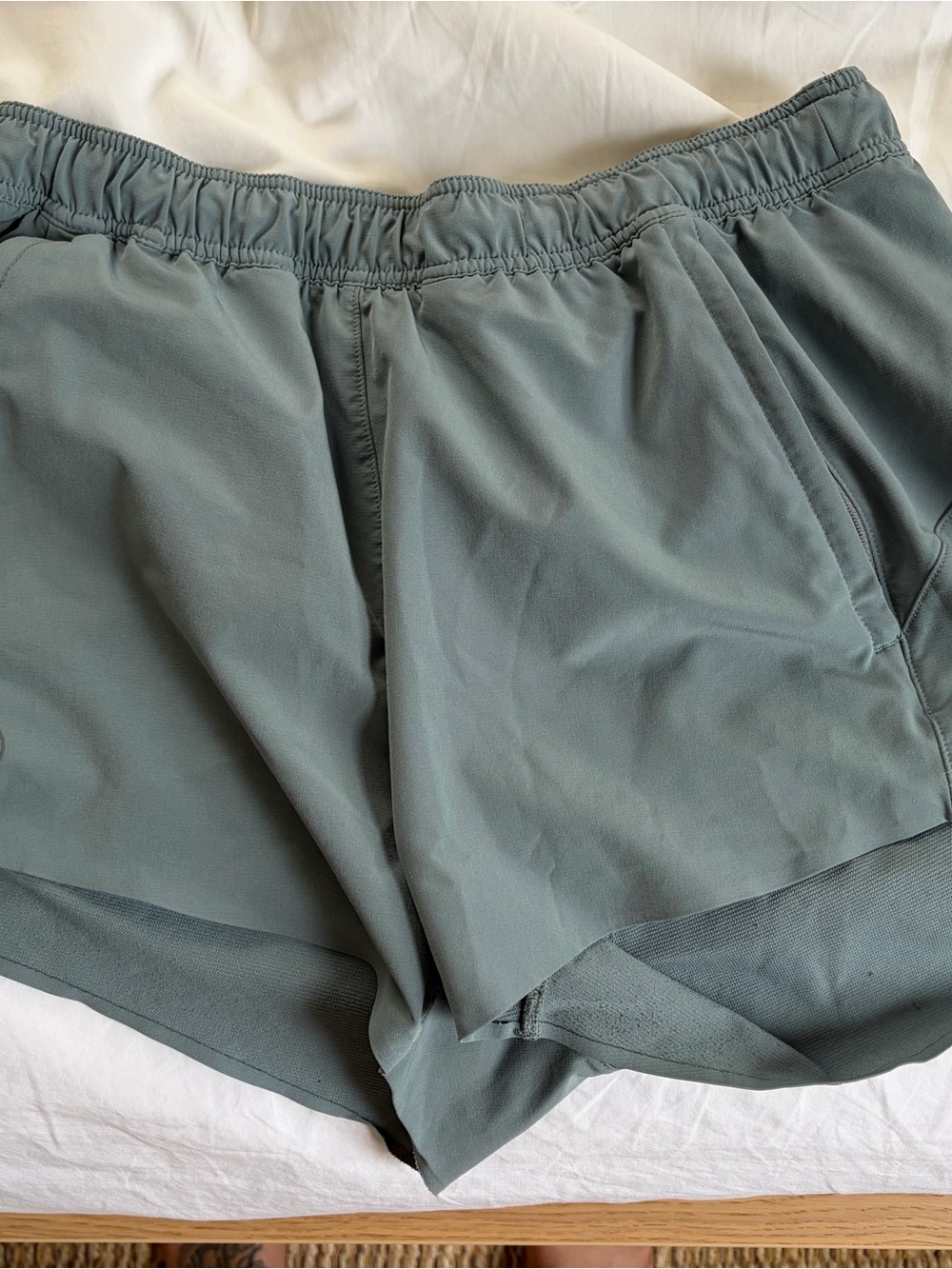 Janji Women's Athletic Shorts - Sage Green